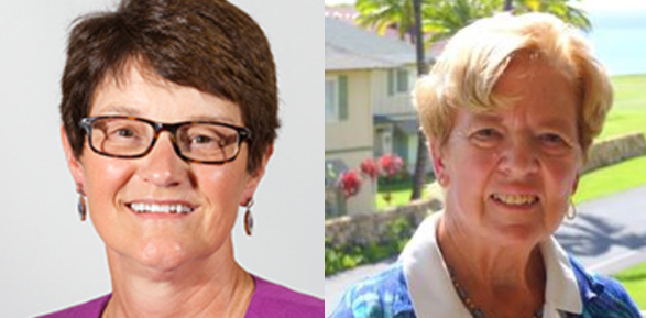 Patricia King and Karen Kitchener